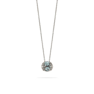 Collana Fabiani con acquamarina 1,00 Ct e diamanti - Fabiani Gioiellerie