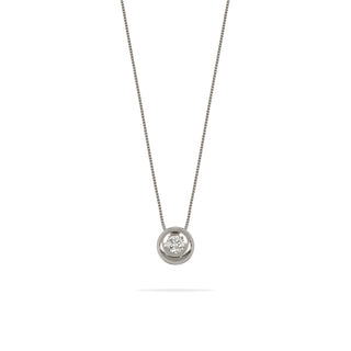 Collana Fabiani punto luce con diamante - Fabiani Gioiellerie