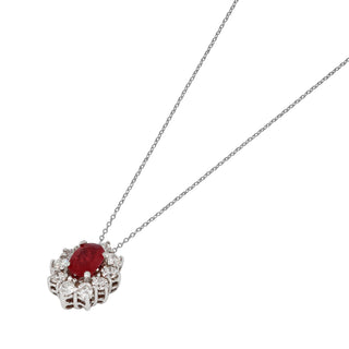 Collana Fabiani in oro con rubino e diamanti - Fabiani Gioiellerie