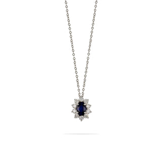 Collana Fabiani con zaffiro e diamanti - Fabiani Gioiellerie