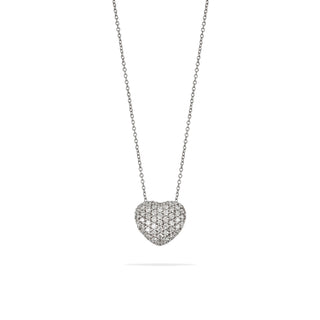 Collana Fabiani a cuore con pavé di diamanti 0,75Ct - Fabiani Gioiellerie