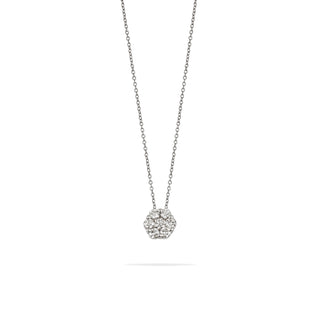 Collana Fabiani Punto Luce Fiore in Oro e Diamnti 0,80ct