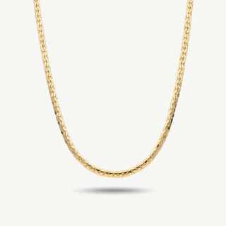 Collana Fabiani Catena Maglia Popcorn in Oro Giallo