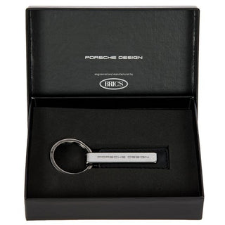 PORTACHIAVI PELLE E ACCIAIO PORSCHE
