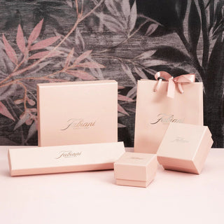 Orecchini Fabiani in argento 925 con zirconi e pietre blu