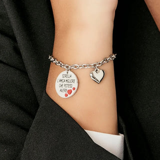Luca Barra Script Bracelet