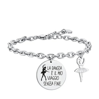 Luca Barra Bracelet Dance Pendant