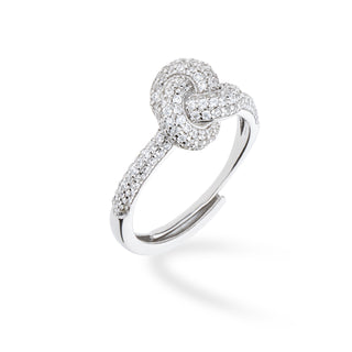 Anello Fabiani in Argento e Zirconi
