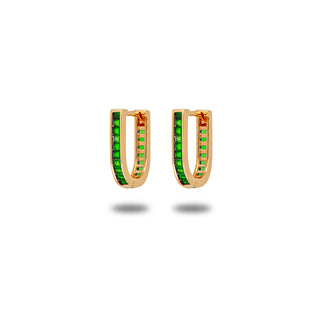 Orecchini Fabiani in argento 925 dorato con zirconi