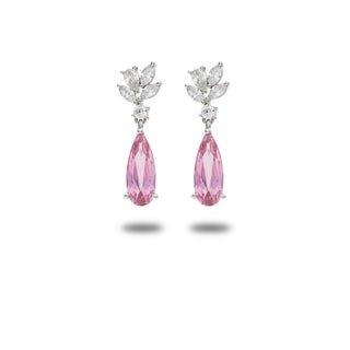 Orecchini Fabiani pendenti in argento 925 con zirconi