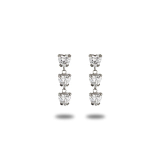 Orecchini Fabiani trilogy in oro bianco 9Kt - Fabiani Gioiellerie