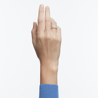 Anello Matrix Vittore, Bianco, Placcato rodio