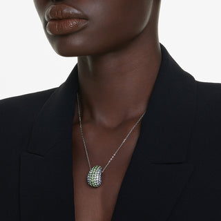 Pendente Sublima, Taglio Round, Multicolore, Placcato rutenio