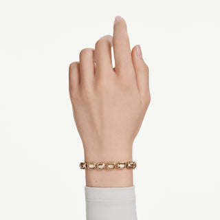 Braccialetto Millenia, Taglio ottagonale, Placcato color oro