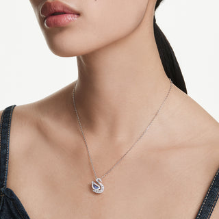 Pendente Swan, Taglio misto, Cigno, Blu