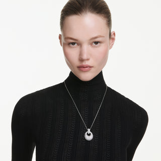 Pendente Sublima, Bianco, Placcato rodio