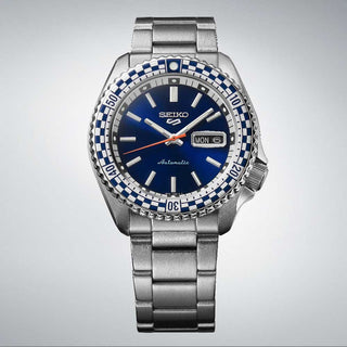SEIKO Checker Flag Automatic 3 Hands Watch