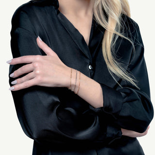 Bracciale Love Fabiani in oro giallo 18Kt - Fabiani Gioiellerie