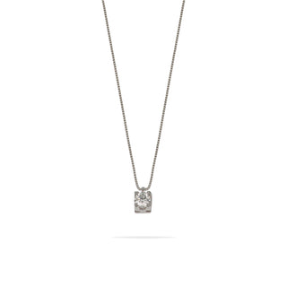 Collana Fabiani punto luce con diamante - Fabiani Gioiellerie