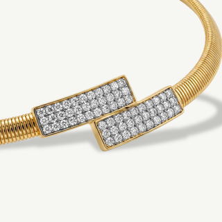 Collana Fabiani Rigida in Argento e Zirconi