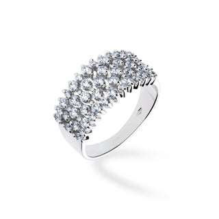 Anello Fabiani Pavé in Oro e Diamanti