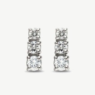 Orecchini Fabiani Trilogy in Oro 18Kt con Diamanti 0,20Ct