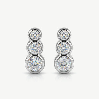 Orecchini Fabiani Trilogy in Argento