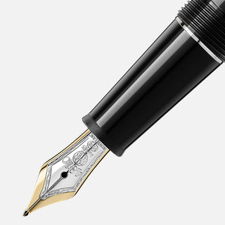 Penna Montblanc Stilografica Meisterstück Platinum-Coated