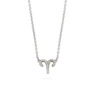 Collana Fabiani con segno zodiacale in argento e zirconi - Fabiani Gioiellerie