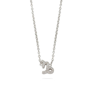 Collana Fabiani con segno zodiacale in argento e zirconi - Fabiani Gioiellerie