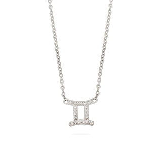 Collana Fabiani con segno zodiacale in argento e zirconi - Fabiani Gioiellerie